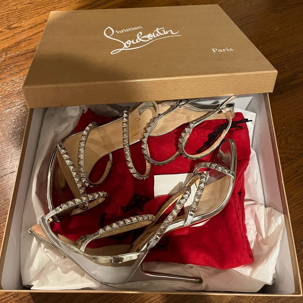 Louboutin Forever Girl 100 Specchio Sandals